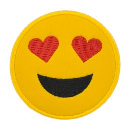 Face With Heart-Shaped Eyes Applique