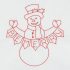 02 - Snowman with a Be Merry Banner