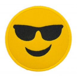Smiling Face With Sunglasses Applique
