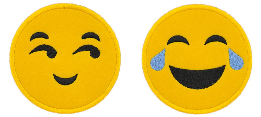 New Emoji Smile Applique Collection